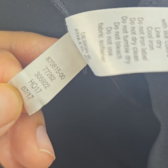 Athleta -1413 Stellar Pants Black #870815 *Altered-Trimmed Hem* Size Medium - Picture 7 of 12